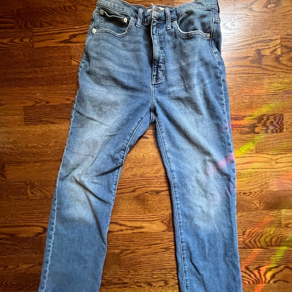 Madewell High Rise Light Blue Jeans